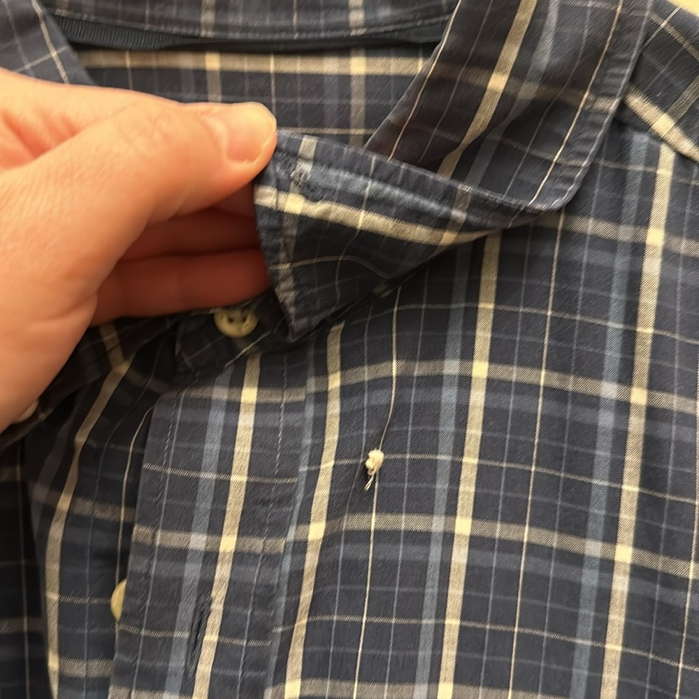 Club Room checked button down - Picture 5 of 7